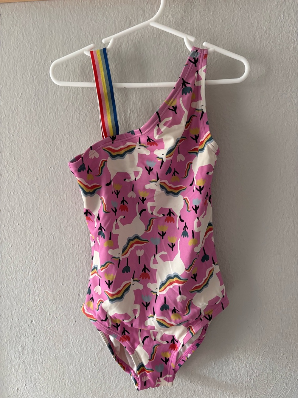 Hanna Andersson Girls Unicorn swimsuit